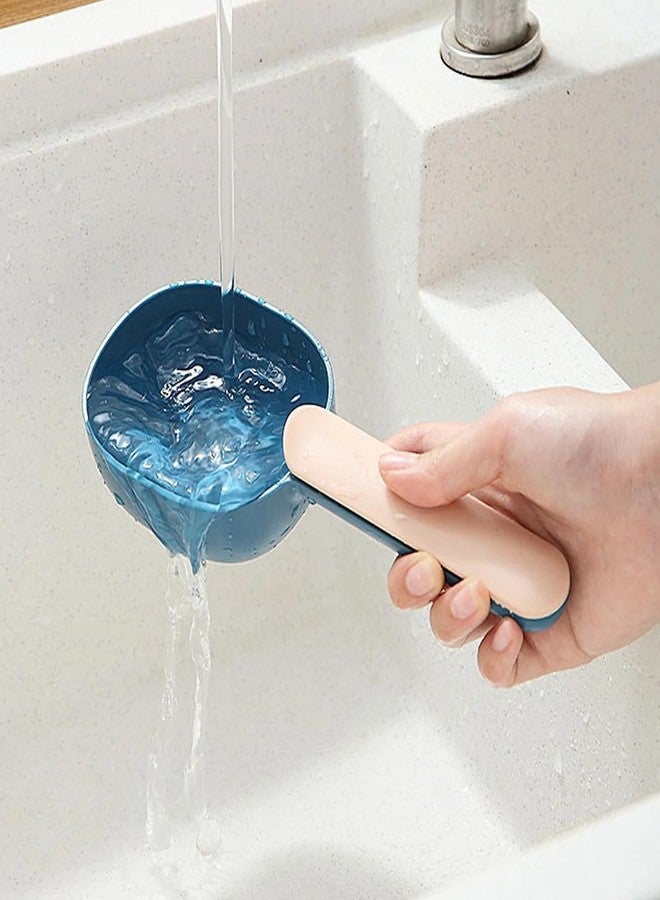 ASHMEN Pet Supplies - Pet/Cats Feeding Shovel Dog Food Spoon, Practical Pet Feeding Spoon Deep Blue Pink Pet (Multicolor) Pack of 1 - Image 5